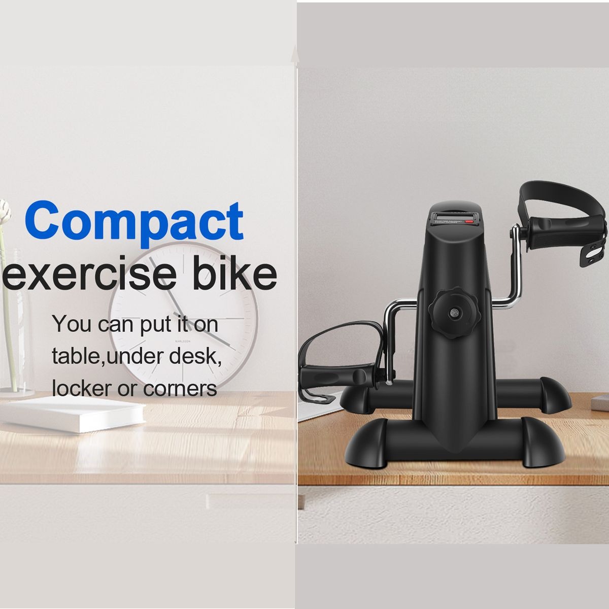 Compact Mini Exercise Pedal Bike for Arms & Legs – Black variant image 5