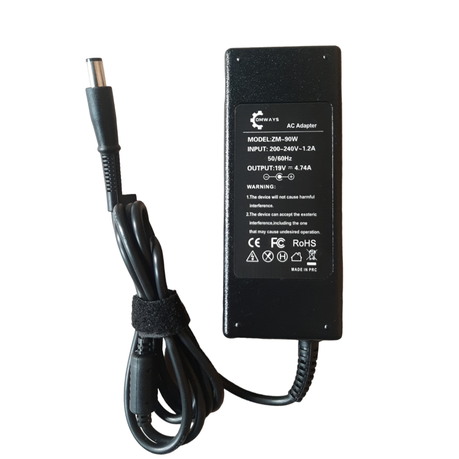 Comways Replacement Charger Compatible For HP 19V 4.74A 90W 7.4mm X 5.0mm