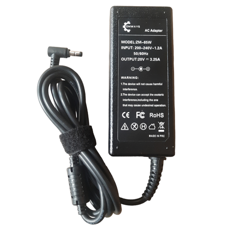 Comways - Replacement Charger For Lenovo 65W 20V 3.25A ( 4.0mm x 1.7mm )