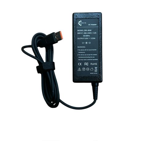 Comways - Replacement Charger For Lenovo Yoga 3 (USB) 20V - 3.25A - 65W