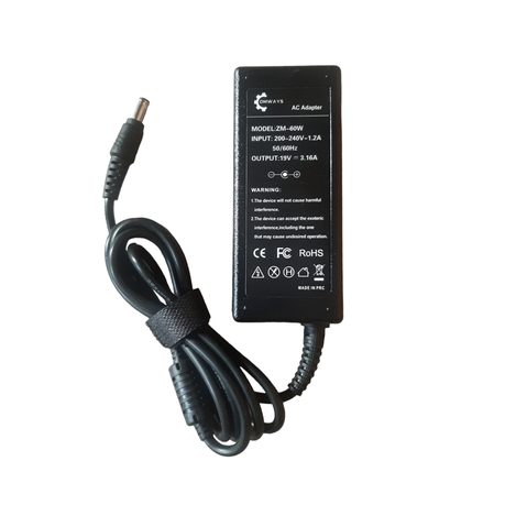 Comways - Replacement Charger For Samsung 60W 19V 3.16A ( 5.5mm x 3.0 mm )