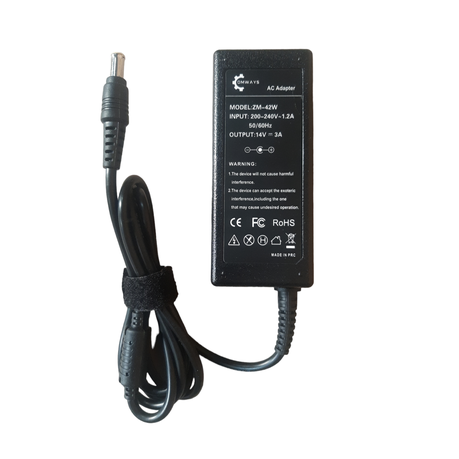 Comways - Replacement Charger For Samsung / LG Monitor - 14V 3A (42W)