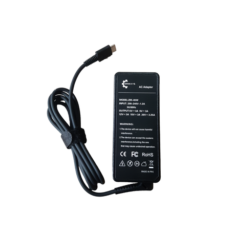 Comways Universal Replacement Laptop Charger Type C - 65 Watts