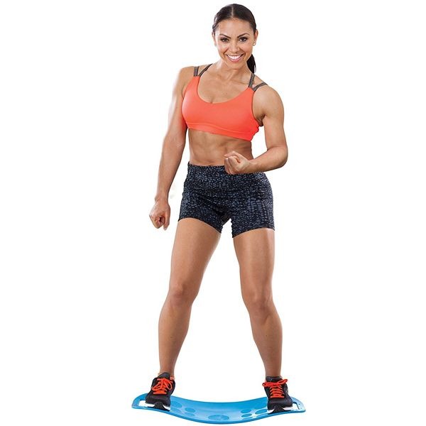 Core Strength Workout Fitness Balance Board - Blue variant image 4