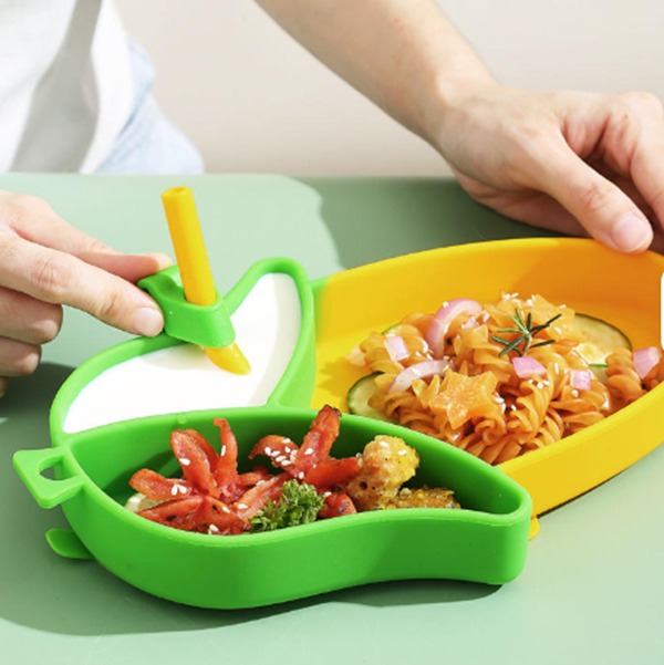 Corn Style Baby Silicone Cutlery Set – Spoon & Fork variant image 3