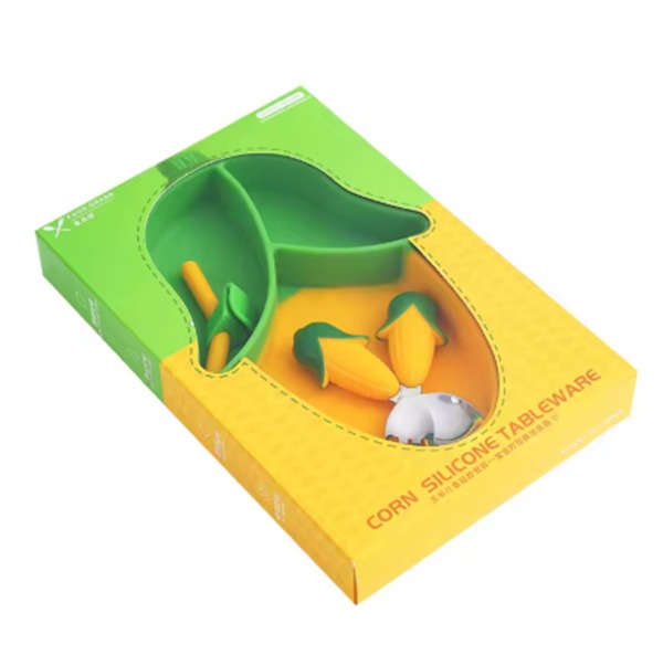 Corn Style Baby Silicone Cutlery Set – Spoon & Fork