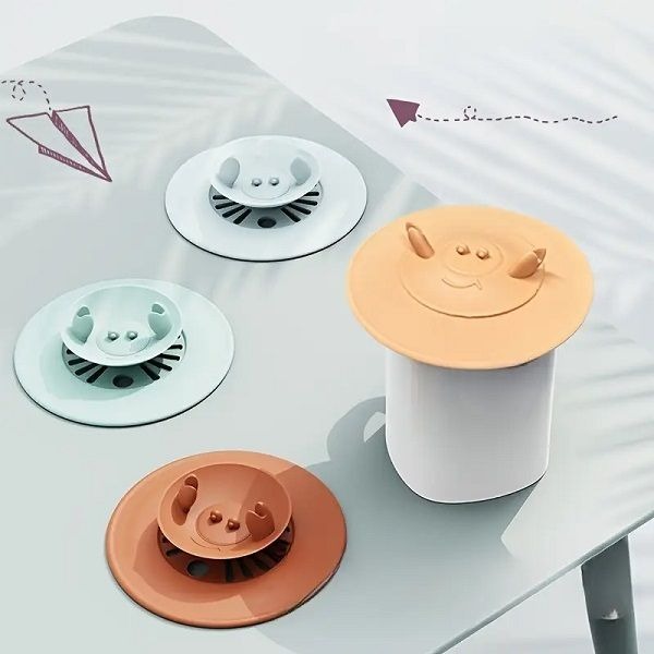 Crab-Shaped Silicone Cup Lids - Brown variant image 3
