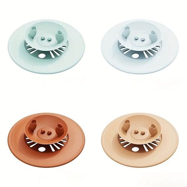 Crab-Shaped Silicone Cup Lids - Brown variant image 5