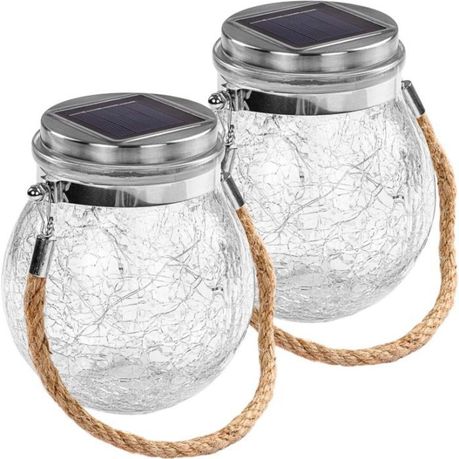 Crack Lamp Hanging Outdoor Garden for Path Lawn Decor - 2 Piece