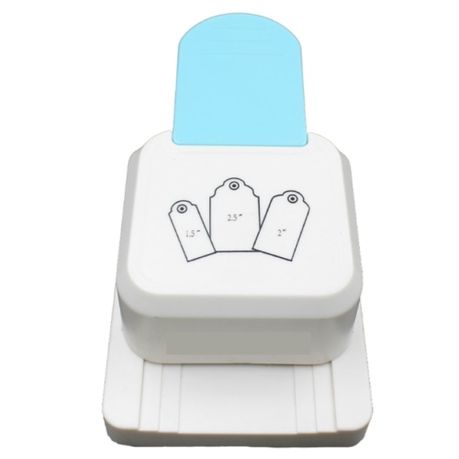 Craft Multifunctional DIY 3-In-One Label Making & Gift Tag Punch - Rounded