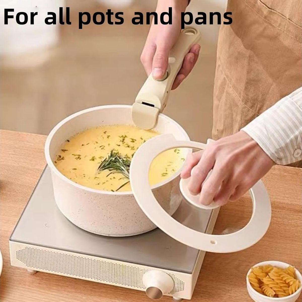 Detachable Pan Handle Heat Resistant Replacement Pan Gripper variant image 4