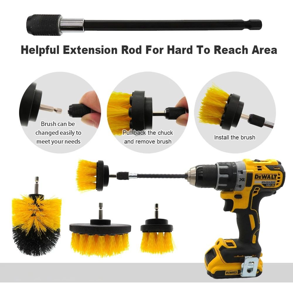Drill Brush Set Without Drill variant image 3