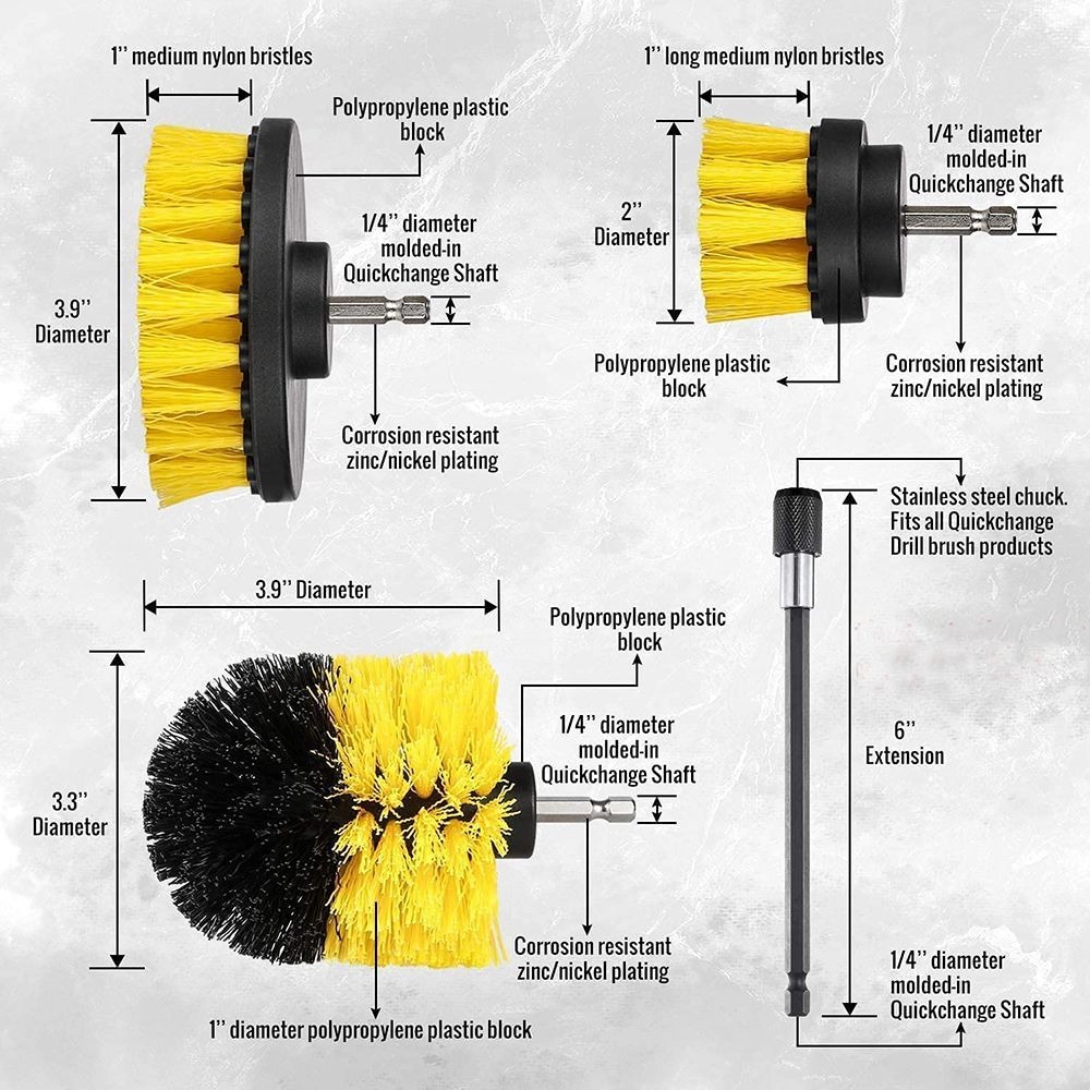 Drill Brush Set Without Drill variant image 4