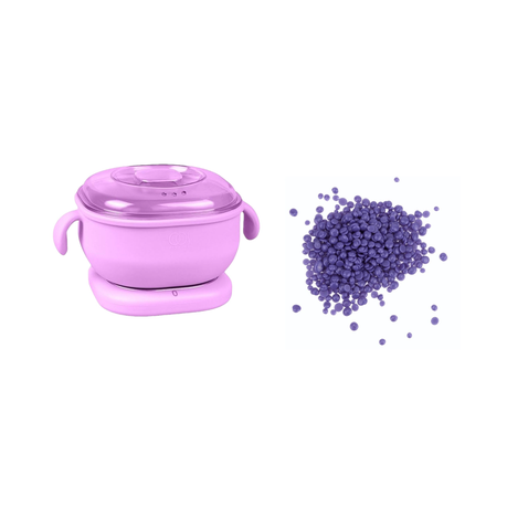 Electric Hot Wax Warmer and Hot Wax Beans - Purple