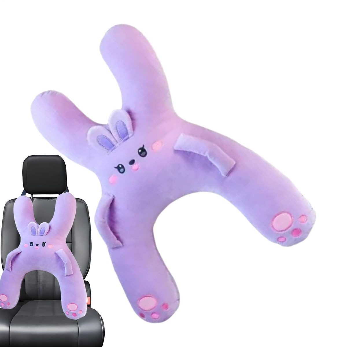 Ergonomic Kids Car Seat Cushion – Purple variant image 3