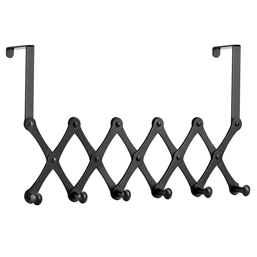 Flexible Over The Door Hanger Rack - 6 Hooks