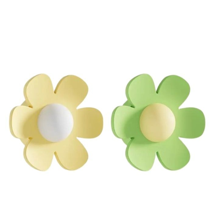Flower Shaped Washbasin Hole Plug Set of 2