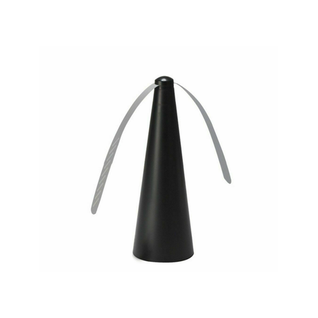 Fly Repellant Outdoor Fans - Black