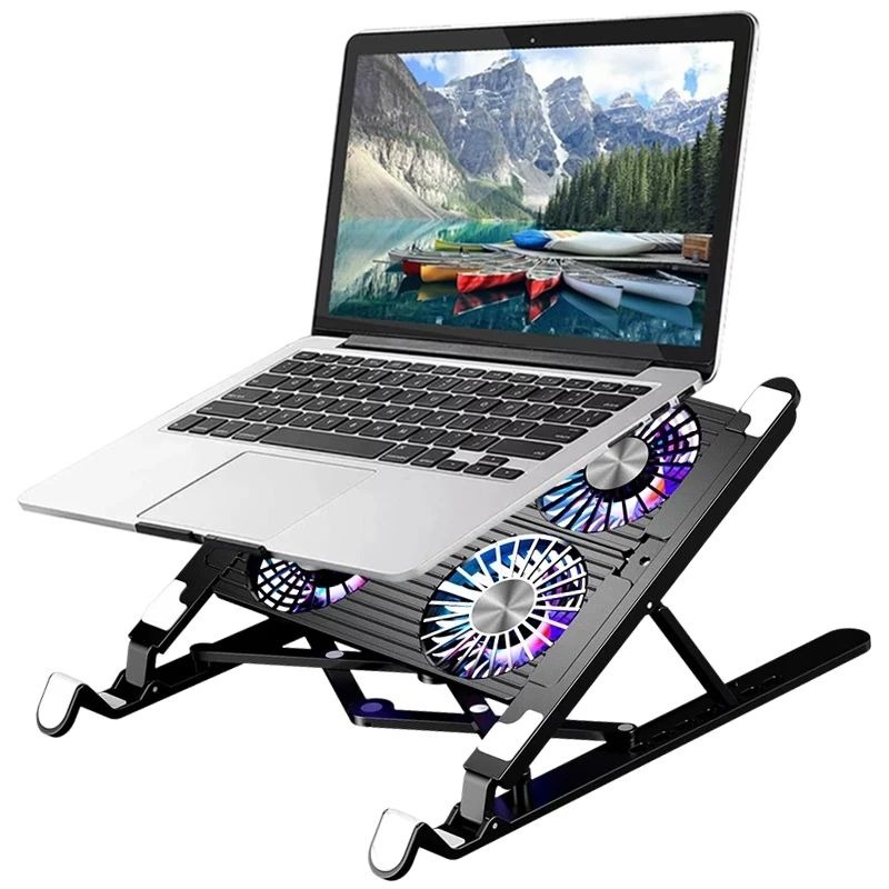 Foldable Laptop Cooling Pad with 4 Cooling Fans variant image 3