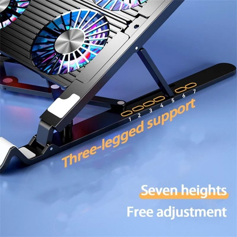 Foldable Laptop Cooling Pad with 4 Cooling Fans variant image 5