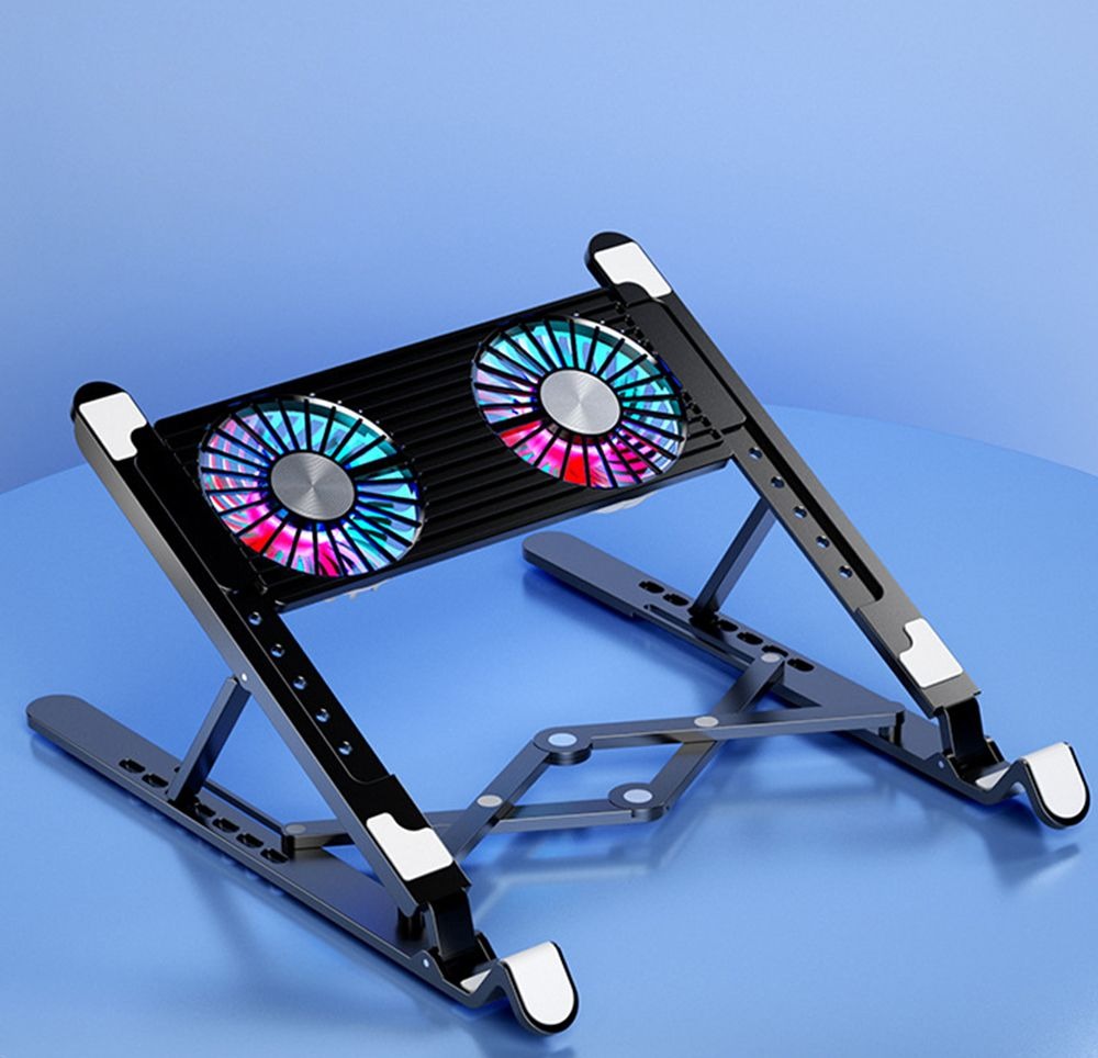Foldable Laptop Cooling Pad with Dual Cooling Fans variant image 2