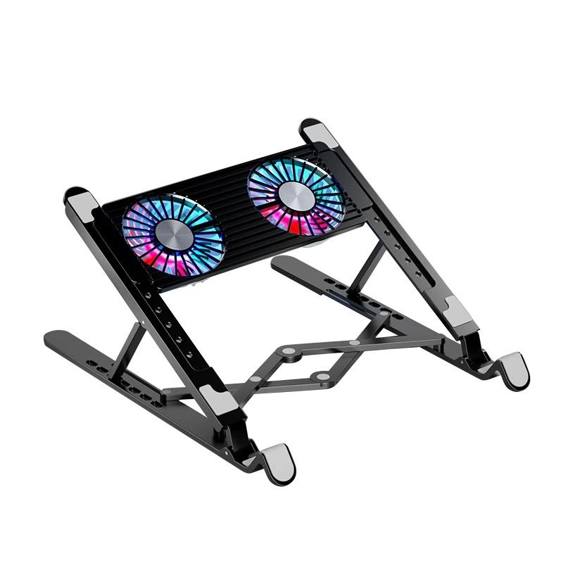 Foldable Laptop Cooling Pad with Dual Cooling Fans