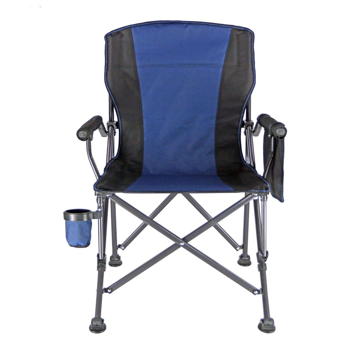 Folding Camping Chair with Cup Holder - Blue