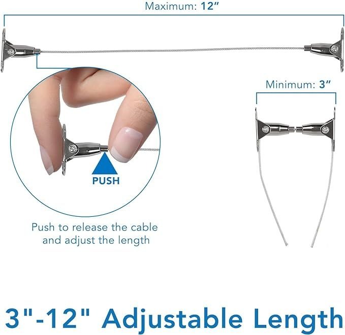 Furniture Anti-Tip Wall Anchor Straps – 2 Pack variant image 4