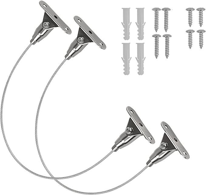 Furniture Anti-Tip Wall Anchor Straps – 2 Pack