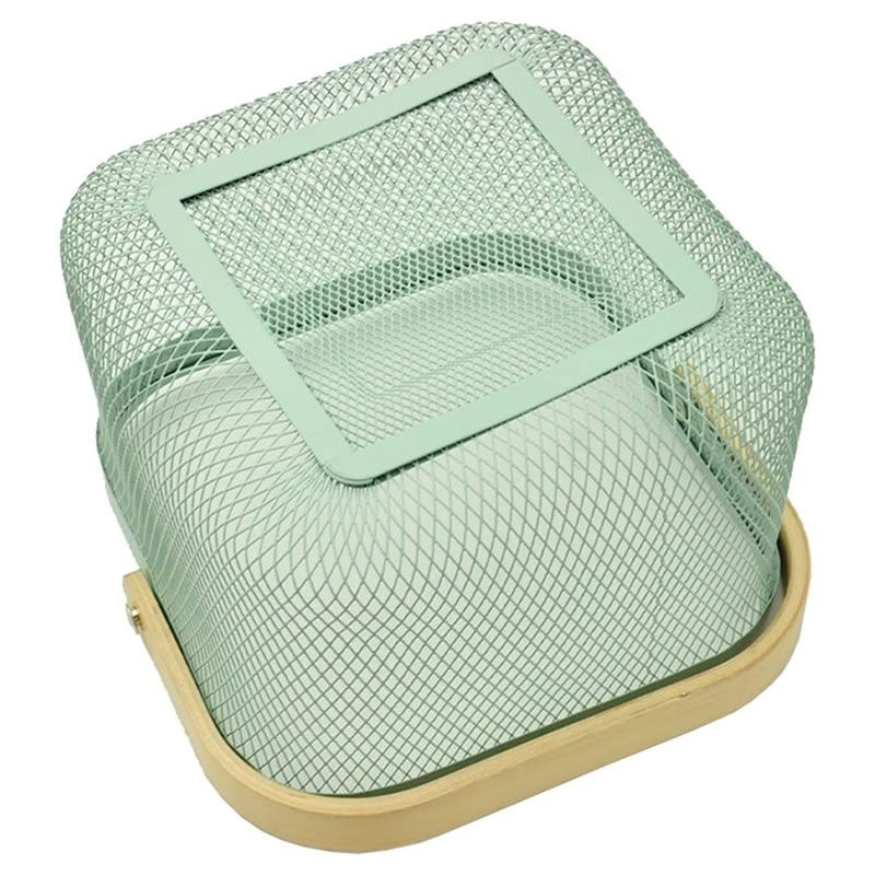 Green Metal Mesh Storage Basket – Multi-Purpose Home Organiser variant image 4