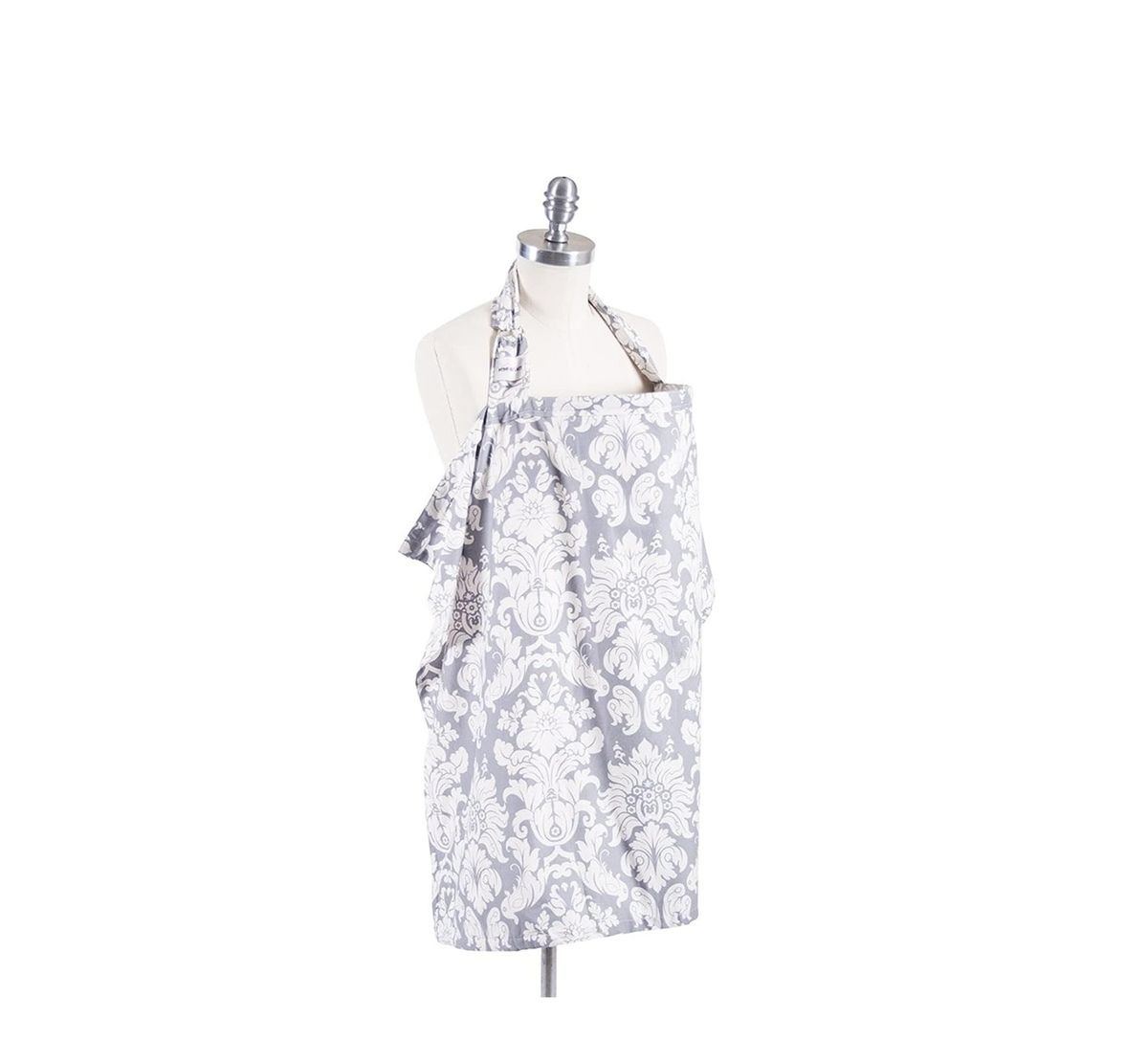 Grey - Breastfeeding Nursing Cover with Adjustable Strap