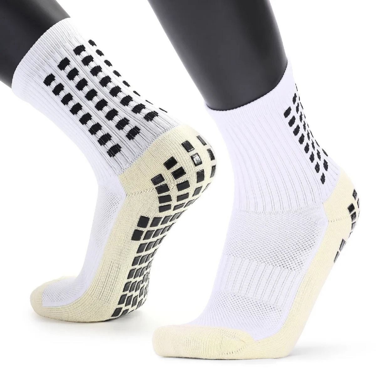 Grip Anti Slip Soccer Socks - White variant image 2
