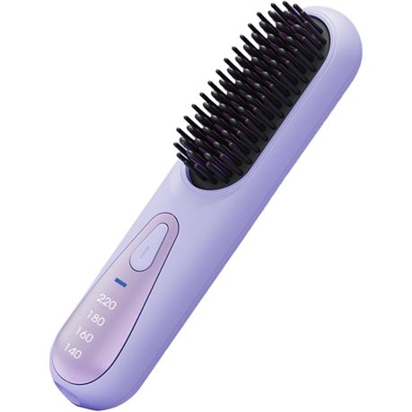 Hair Straightener Styling Comb - Purple 