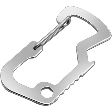 Handy Keychain Bottle Opener - Silver