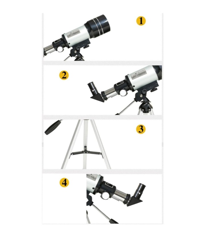 High Power Astronomical Telescope with Tripod variant image 2