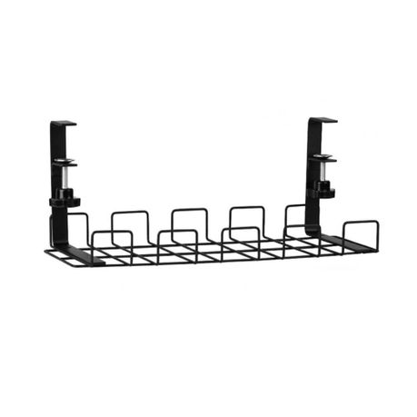 Home Office Adjustable Under Table Cable Storage Rack (39cm)