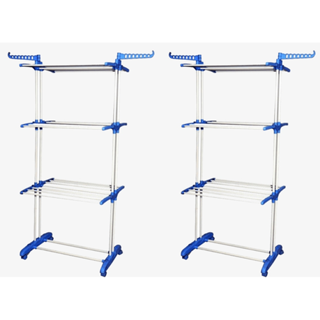 Homeware 4U - 3 Layered Clothes Drying Rack - 2 Pack