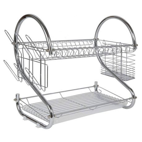 Impressions 2- Tier Stainless Steel Dish Rack