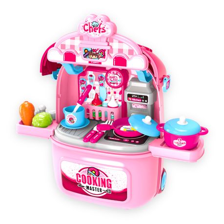 Kitchen Chefs Backpack Toy - 3 in 1 Kitchen Playset