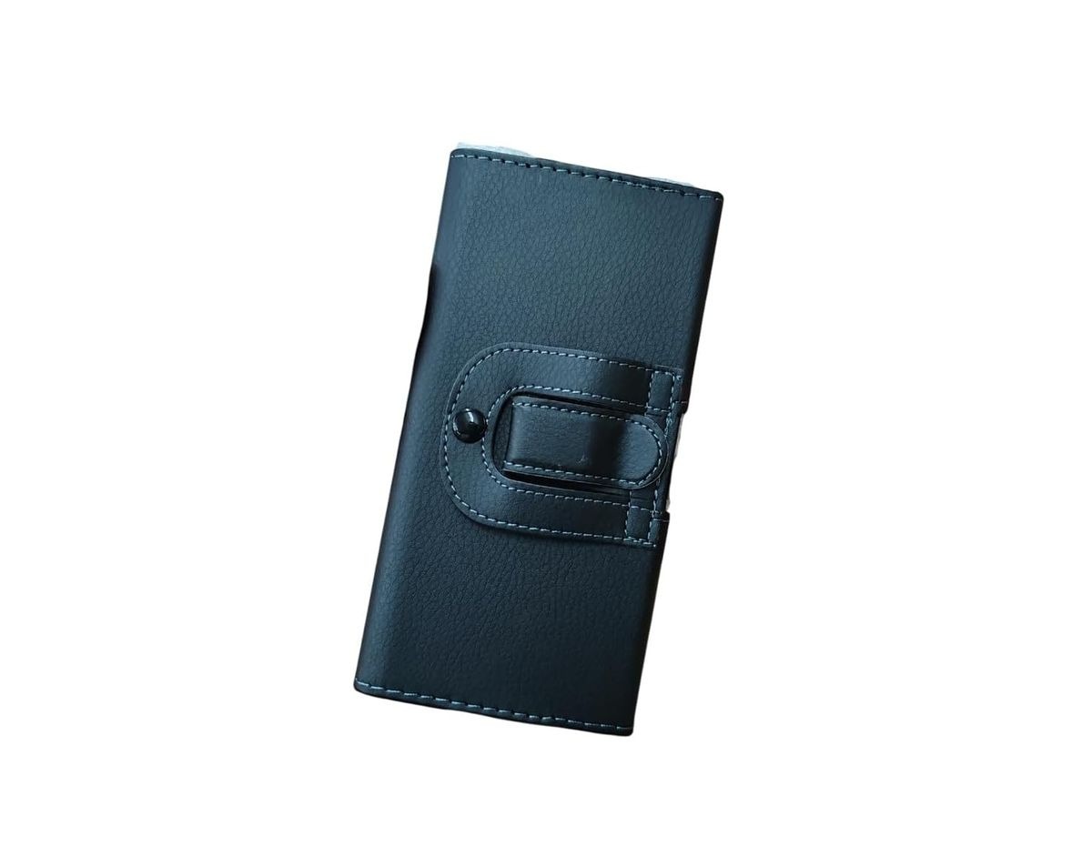 Leather Pouch Cover - Black