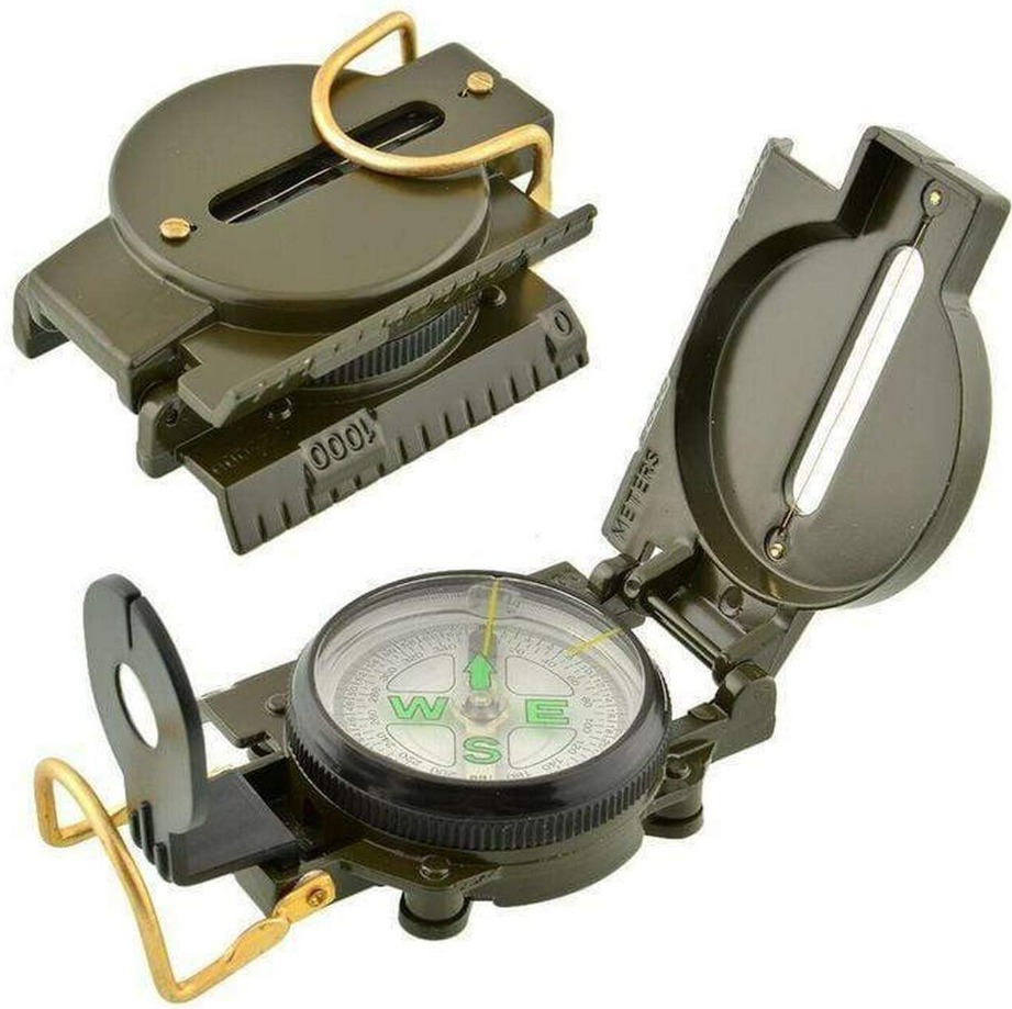 Liquid-Filled Metal Compass with Lensatic Sight variant image 2