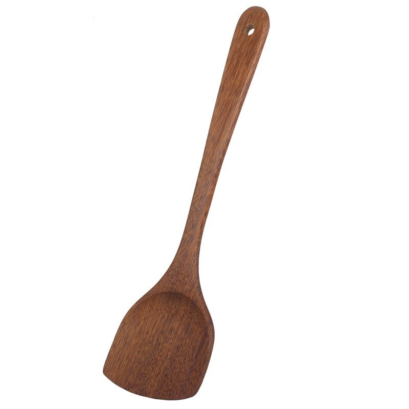 Long Handle Wooden Cooking Spatula variant image 2