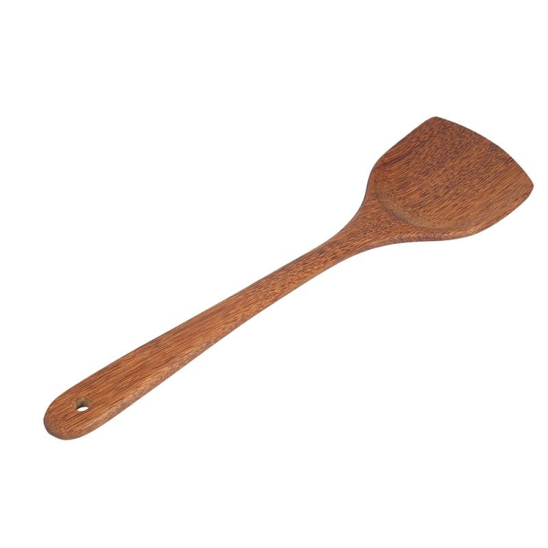 Long Handle Wooden Cooking Spatula variant image 3