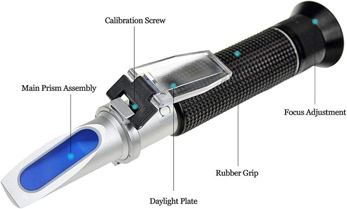 Marine Salinity Refractometer 0-100 PPT with Case variant image 2