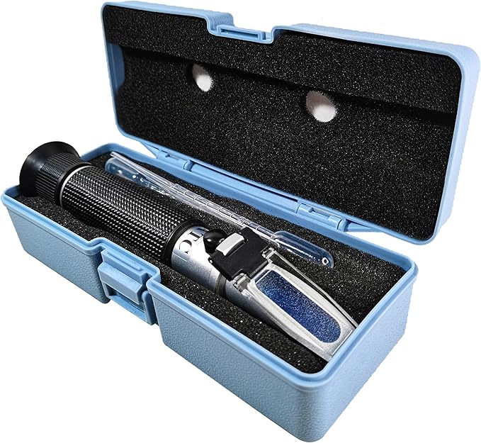 Marine Salinity Refractometer 0-100 PPT with Case