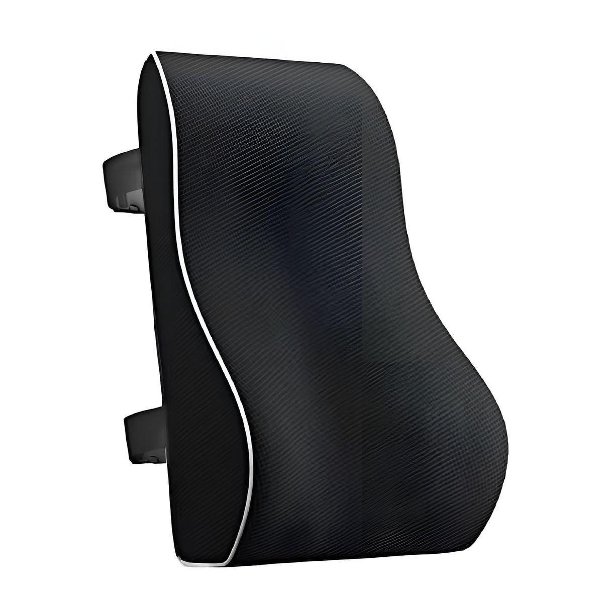 Memory Foam Back Support Cushion for Office Chairs, Car Seats & Gaming Chairs - Black