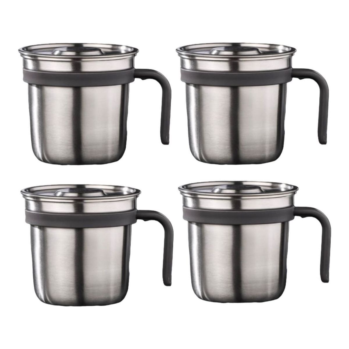 Metal Lightweight Cups - Black