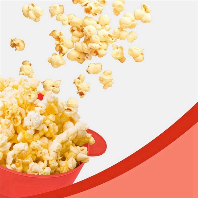 Microwave Silicone Popcorn Maker with Lid variant image 3
