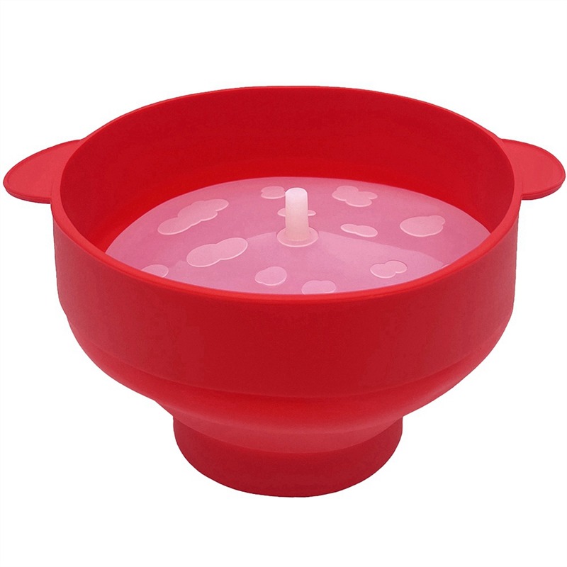 Microwave Silicone Popcorn Maker with Lid