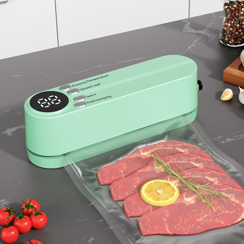 Mini vacuum sealing machine with USB rechargeable for compact storage variant image 2